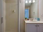 Second Full Guest Bathroom with Shower Only at 4110 Windsor Court North